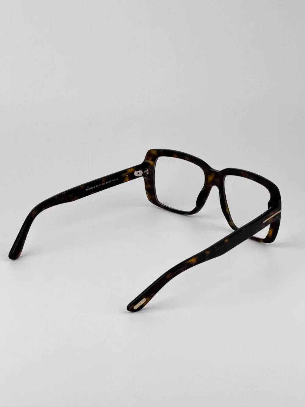 Tom Ford FT5822-B 052 Eyeglasses – Dark Havana Rectangular Square Frame
